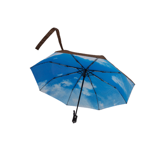 Paraguas Retráctil Café Cebra - Promo 2025