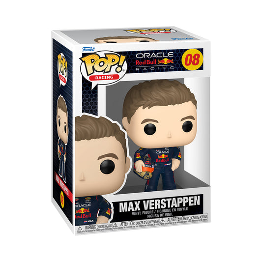 Combo RED BULL: 1 Botella Inox 900 Ml + 1 Funko Pop Max Verstappen Oracle Red Bull Racing