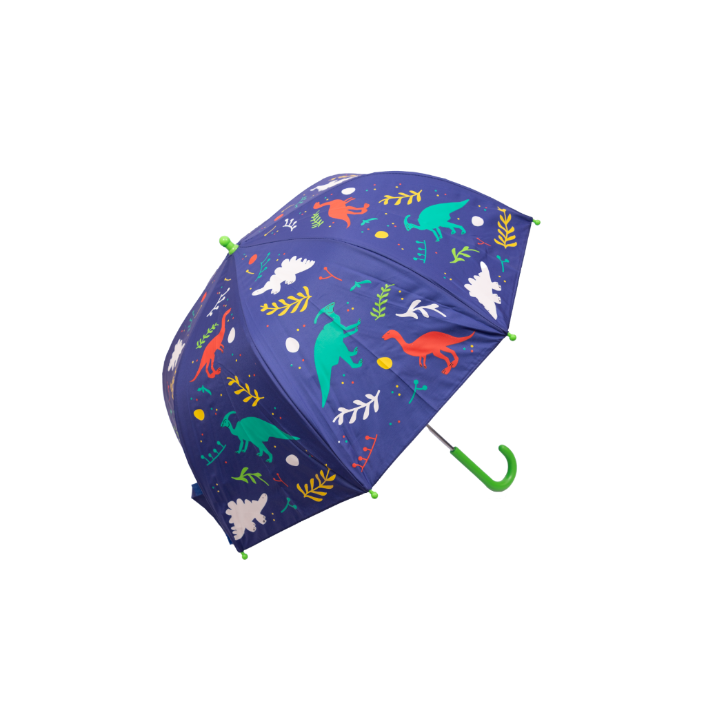 Paraguas Niños Dinosaurios Cambia Color Azul - Promo 2025