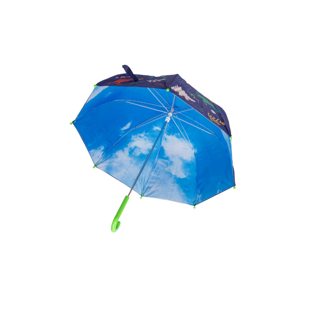 Paraguas Niños Dinosaurios Cambia Color Azul - Promo 2025