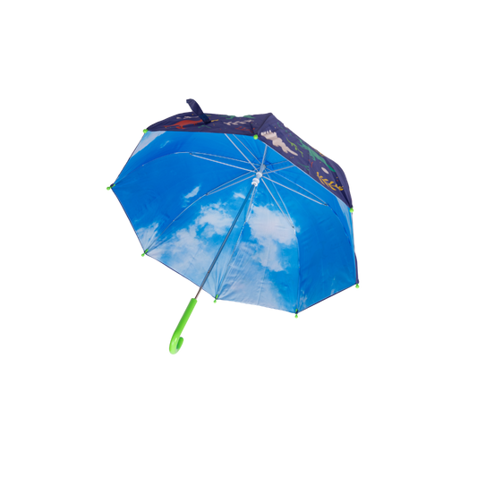 Paraguas Niños Dinosaurios Cambia Color Azul - Promo 2025