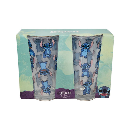 Set 2 Vasos Vidrio Stitch