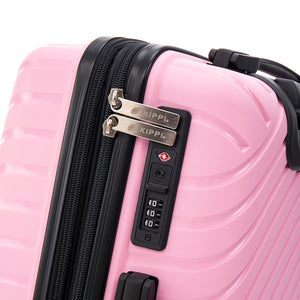 Maleta Kippi Cabina (S) Rígida Ultra Resistente y Expandible Rosado
