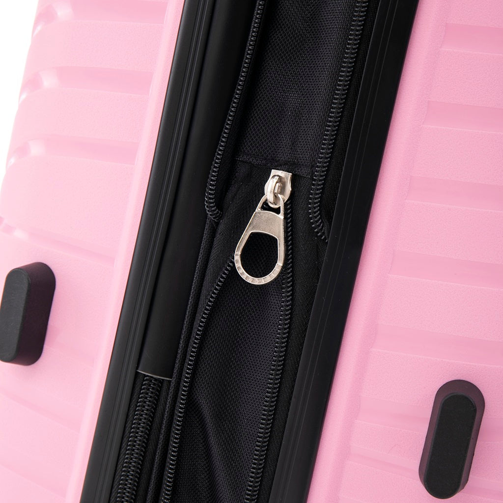 Maleta Kippi Cabina (S) Rígida Ultra Resistente y Expandible Rosado