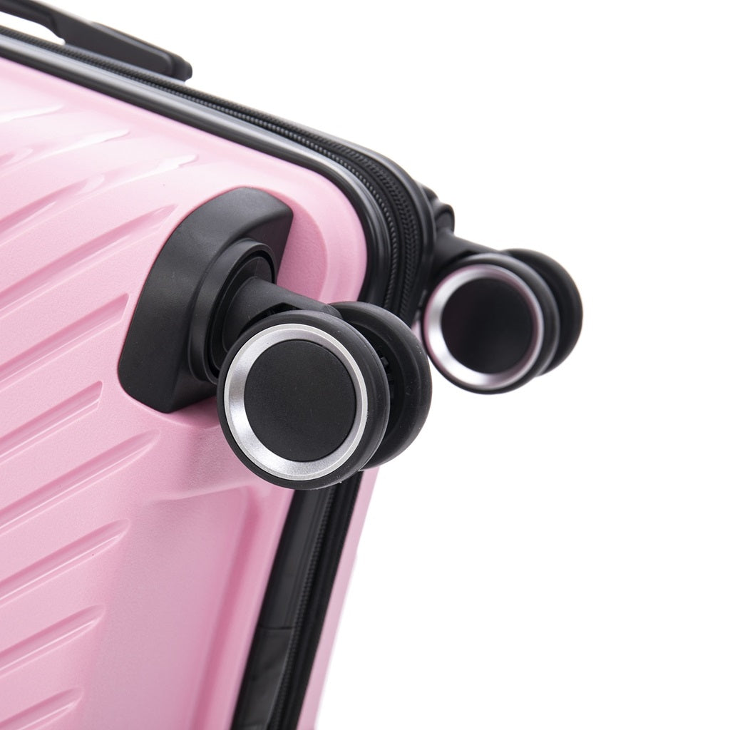 Maleta Kippi Cabina (S) Rígida Ultra Resistente y Expandible Rosado