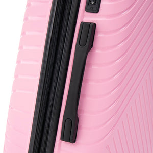 Maleta Kippi Cabina (S) Rígida Ultra Resistente y Expandible Rosado
