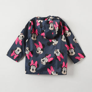 Chaqueta Impermeable Niña Minnie Acero