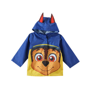 Combo Chase Paw Patrol: Chaqueta Impermeable Niño Azul + Gorro Toddler