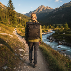 Combo 2 Mochilas Saxoline Preston Roll Top 35 L Black