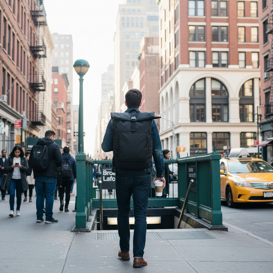 Combo: Bolso Saxoline Negro + Mochila Saxoline Preston