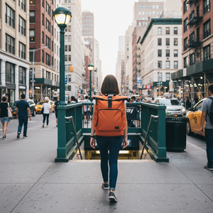 Mochila Saxoline Preston Roll Top Café 35 L