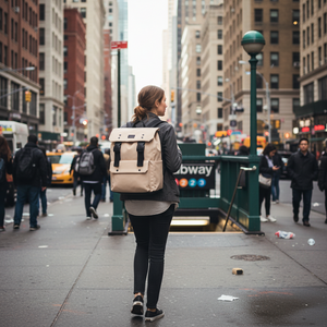 Mochila Saxoline Kate Beige 19 L