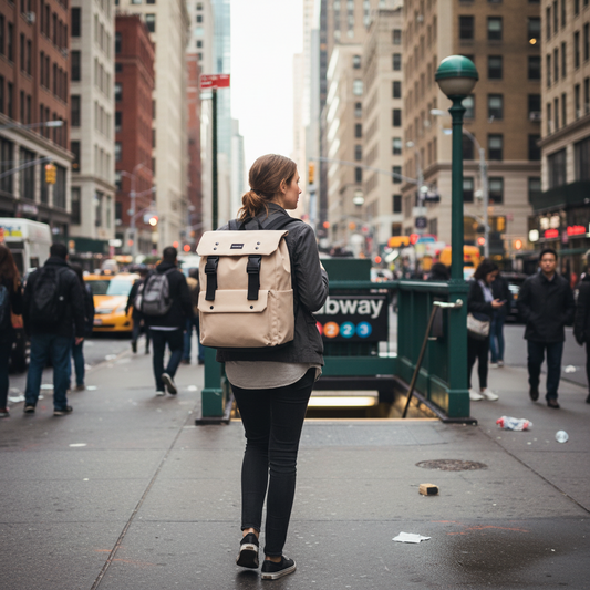 Mochila Saxoline Kate Beige 19 L