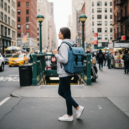 Mochila Saxoline Kate Azul 19 L