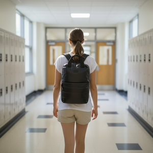 Combo 2 Mochilas Puffer Saxoline Camber Negra 18 L