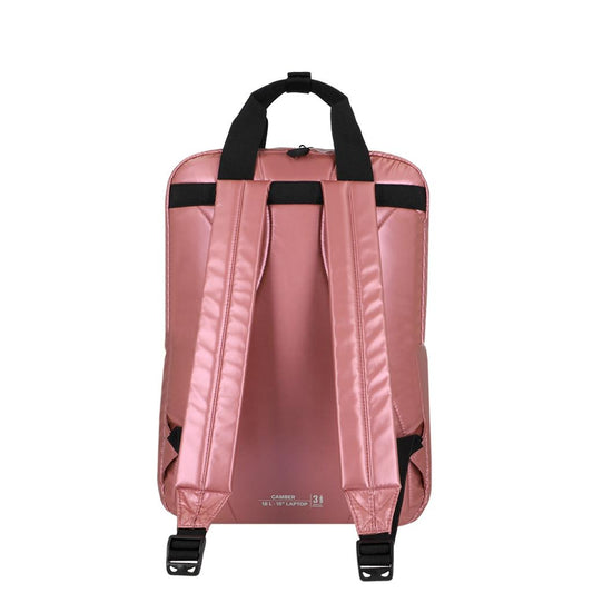 Mochila Puffer Saxoline Camber Rosado 18 L