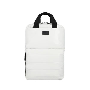 Combo 2 Mochilas Puffer Saxoline Camber 18 L Color Blanca y Negra