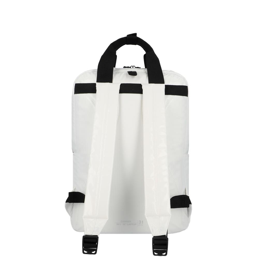 Mochila Puffer Saxoline Camber Blanca 18 L