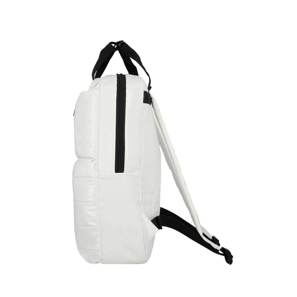 Mochila Puffer Saxoline Camber Blanca 18 L