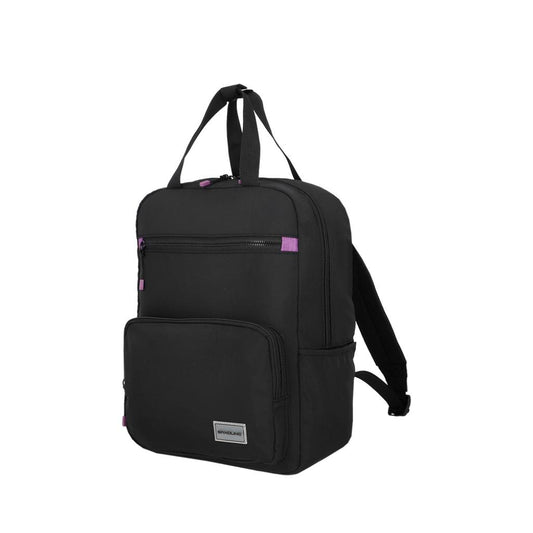 Combo 2 Mochilas Saxoline Collins 20 L Color Negra y Rosada