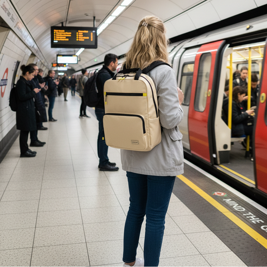 Mochila Saxoline Collins Beige 20 L