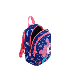 Combo Escolar: Libro Adaptación Animal + Mochila Saxoline Kids 13L Sirena Azul