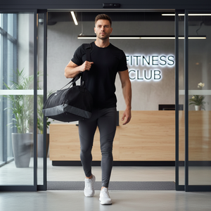 Combo: Bolso Saxoline Negro + Mochila Saxoline Preston