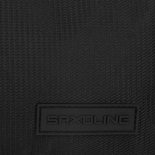 Combo Mochila Infantil 15" Hot Wheels + Estuche Saxoline Master Negro