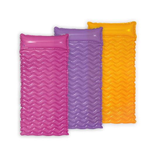 Colchoneta Inflable Intex Sea Wave 229 X 86 Cm Colores Surtidos