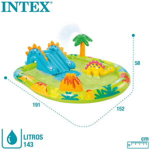 Piscina Centro De Juegos Acuáticos Inflable Intex Dinosaurios