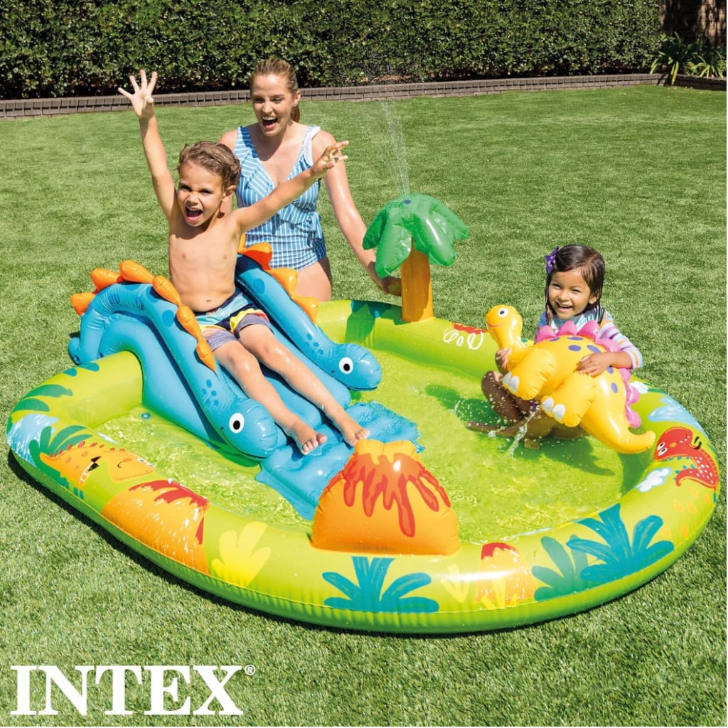 Piscina Centro De Juegos Acuáticos Inflable Intex Dinosaurios