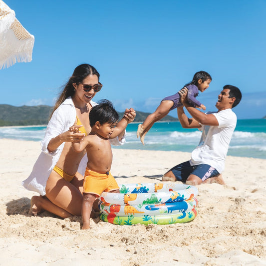 Piscina Inflable Para Bebés Circular Dinosaurios Intex 61 X 22 Cm