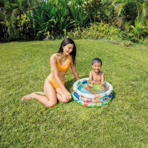 Piscina Inflable Para Bebés Circular Dinosaurios Intex 61 X 22 Cm