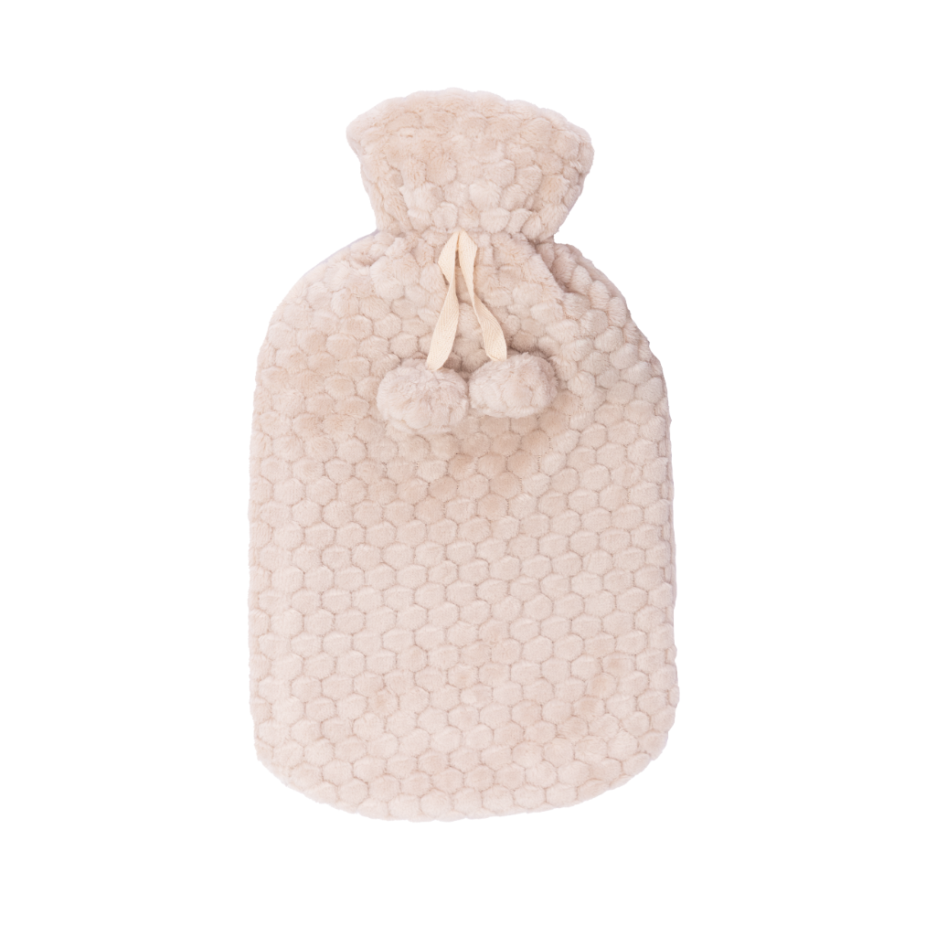 Guatero con Funda Fleece 2Lt Ecru