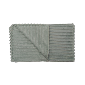 Manta Fleece Stripes 125x150cm Aqua