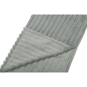 Manta Fleece Stripes 125x150cm Aqua