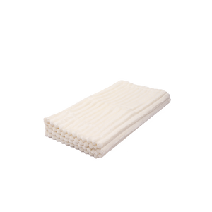 Manta Fleece Stripes 125x150cm Ecru