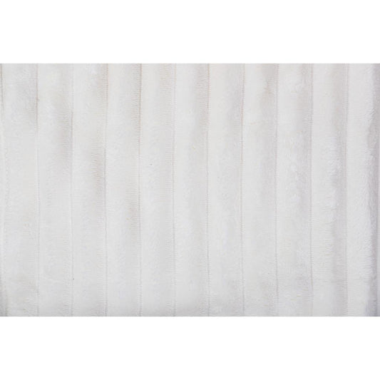 Manta Fleece Stripes 125x150cm Ecru