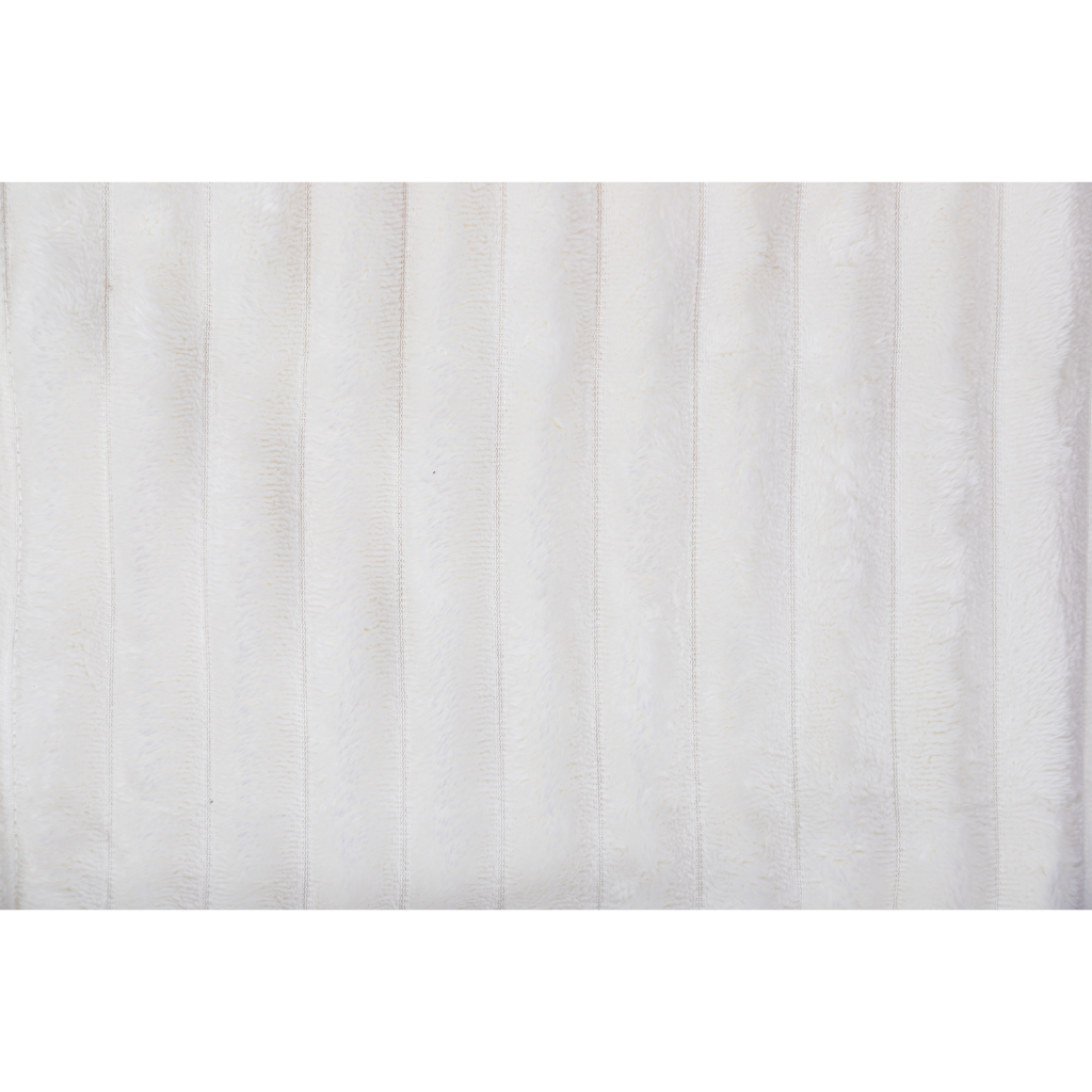 Manta Fleece Stripes 125x150cm Ecru
