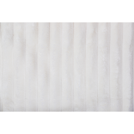 Manta Fleece Stripes 125x150cm Ecru