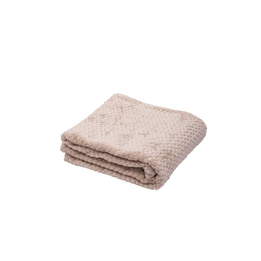 Manta Fleece Panal 125x150cm Beige
