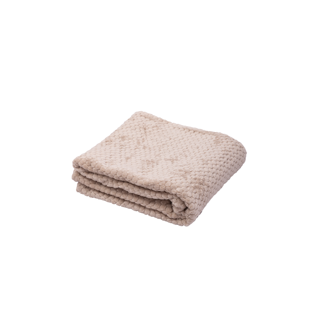 Manta Fleece Panal 125x150cm Beige