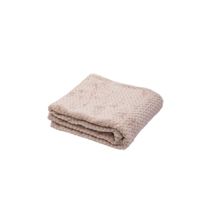 Manta Fleece Panal 125x150cm Beige