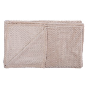 Manta Fleece Panal 125x150cm Beige