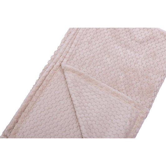 Manta Fleece Panal 125x150cm Beige