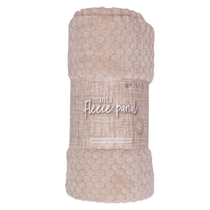 Manta Fleece Panal 125x150cm Beige