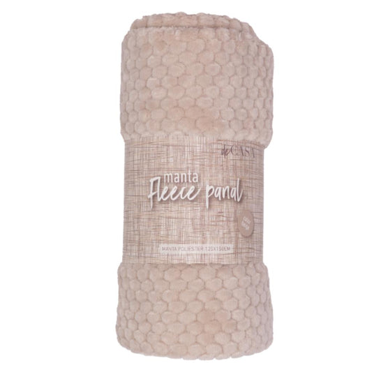 Combo Manta Fleece Beige + Café en grano Juan Valdez Cumbre 454 g