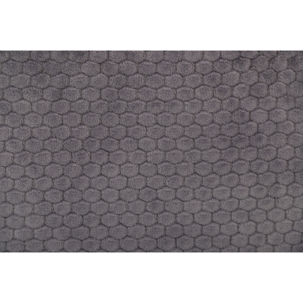 Manta Fleece Panal 125x150cm Gris Oscuro