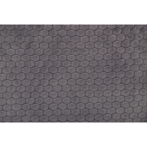 Manta Fleece Panal 125x150cm Gris Oscuro