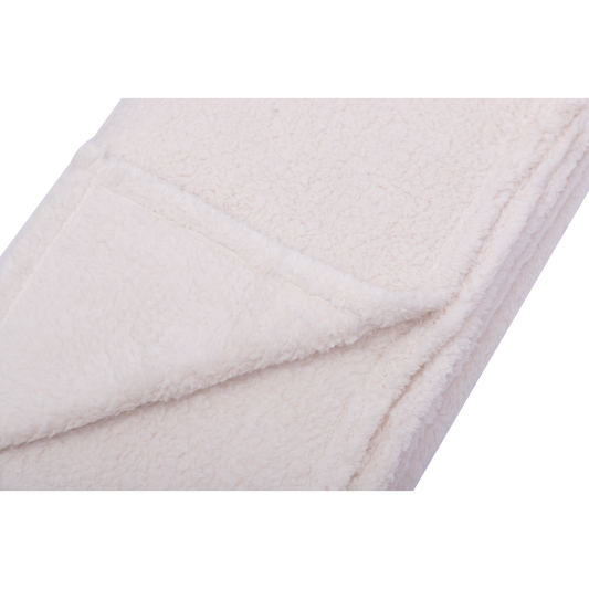 Manta Sherpa 125x150cm Ecru